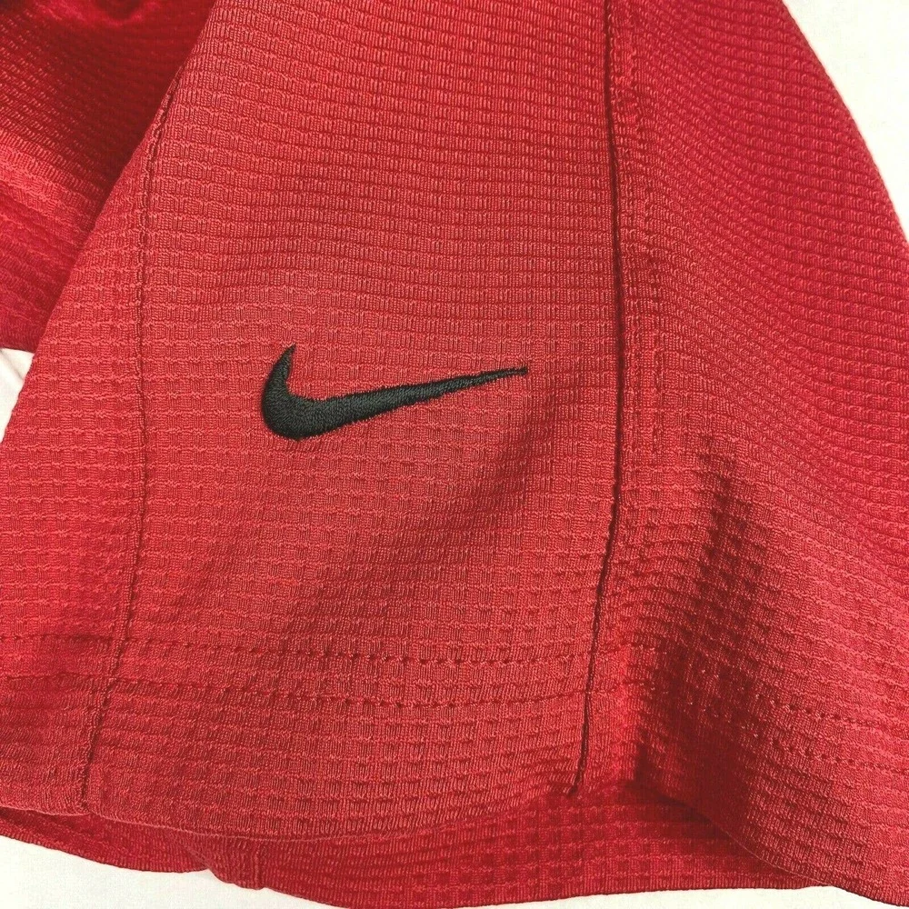 Nike Golf Fit‎ Dry Red Golf Polo Shirt Mens Large
